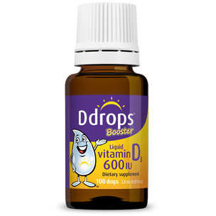 Ddrops® Booster 兒童維他命D3滴劑 600 IU 2.8毫升