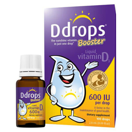 Ddrops® Booster Liquid Vitamin D3 600 IU 2.8ml