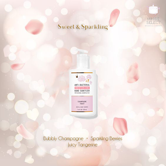 Champagne Toast FullSize Moisturizing Hand Sanitizer Mikiss Select