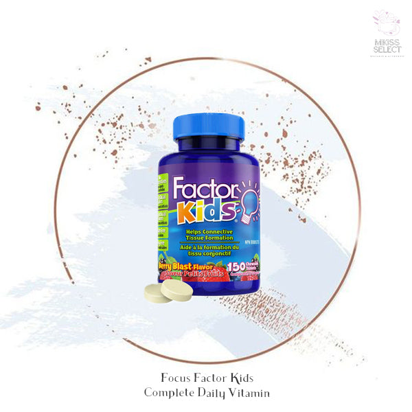 Focus Factor Kids Complete Daily Vitamin 150 Chewable Tablets Mikiss Focus Factor Kids Complete Daily Vitamin 150 Chewable Tablets Mikiss